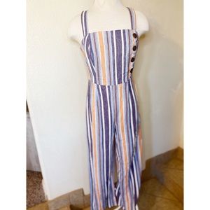 Striped jumpsuit
